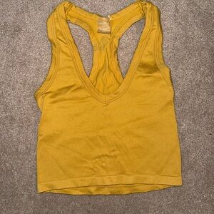 Mustard Racerback Brami Tank